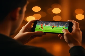 মোবাইল-বান্ধব ক্যাসিনো ইন্টারফেসের একটি উদাহরণ